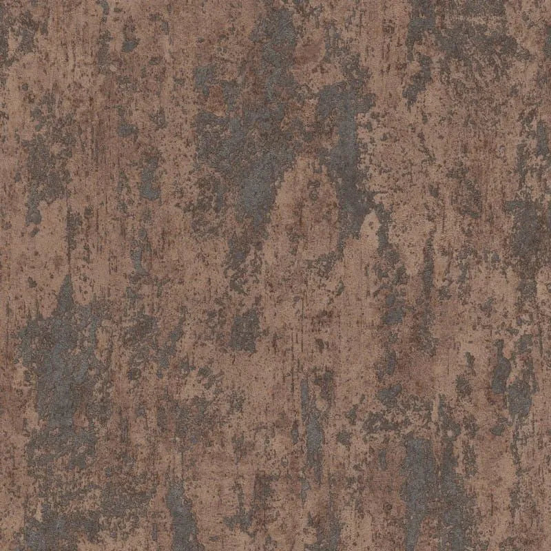 Closeup of a wallpaper showing its Brown, Concrete, Contemporary, Embossed, Metallic, Textures pattern, color, and subtle texture.