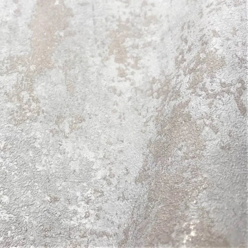 Closeup of a wallpaper showing its Concrete, Contemporary, Embossed, Metallic, Monochrome, Neutrals, Textures pattern, color, and subtle texture.