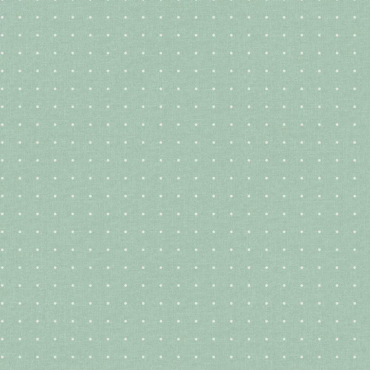 Closeup of a wallpaper showing its Dots, Green pattern, color, and subtle texture.