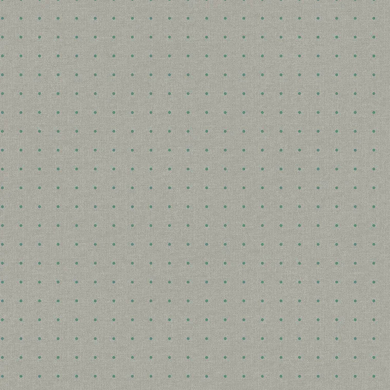 Closeup of a wallpaper showing its Dots, Green, Monochrome pattern, color, and subtle texture.