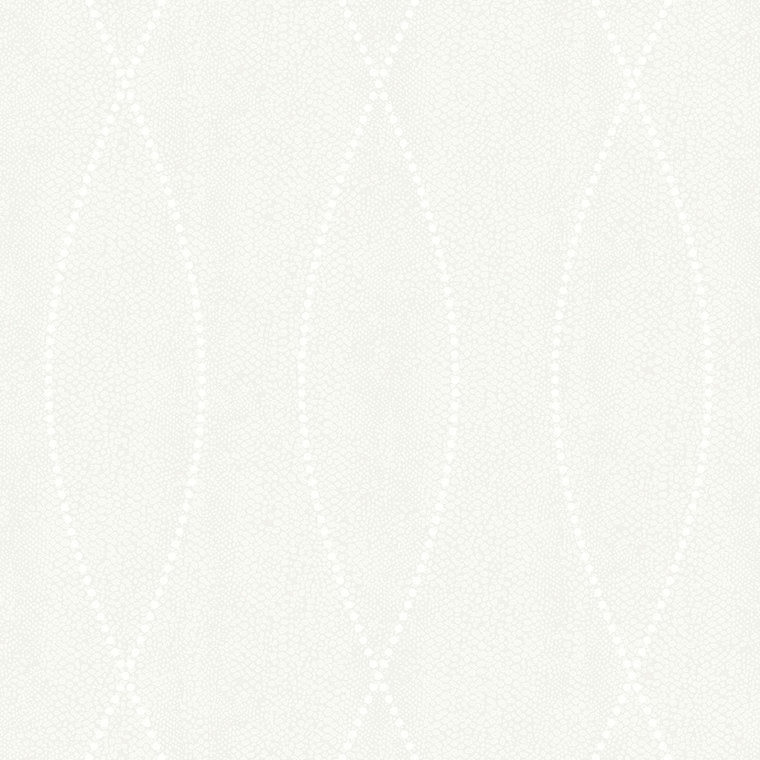 Closeup of a wallpaper showing its Contemporary, Monochrome, Trellis, Unicolour pattern, color, and subtle texture.