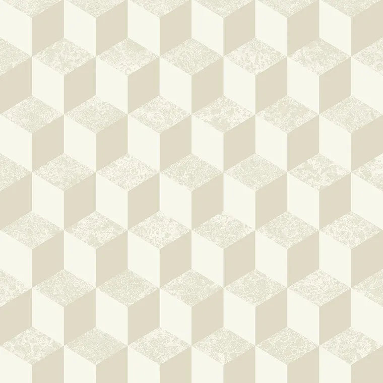 Closeup of a wallpaper showing its Contemporary, Cream, Geometric, Neutrals, Textures, Unicolour pattern, color, and subtle texture.