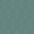 Closeup of a wallpaper showing its Contemporary, Geometric, Green pattern, color, and subtle texture.