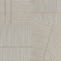Patterned tile design with geometric shapes in neutral tones