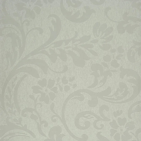 Closeup of a wallpaper showing its Floral, Unicolour pattern, color, and subtle texture.