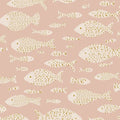 Closeup of a wallpaper showing its Kids, Neutrals, Two-tone pattern, color, and subtle texture.