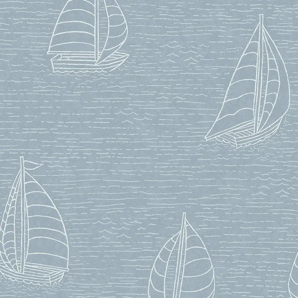 Closeup of a wallpaper showing its Kids pattern, color, and subtle texture.