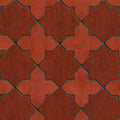 Closeup of a wallpaper showing its Geometric, Red, Two-tone pattern, color, and texture.