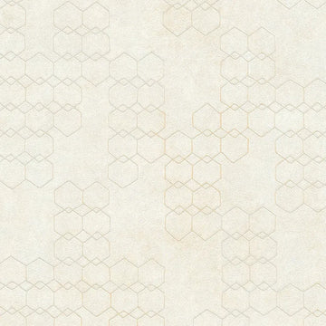 Closeup of a wallpaper showing its Contemporary, Geometric, Neutrals pattern, color, and texture.