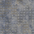 Closeup of a wallpaper showing its Blue, Contemporary, Dramatic, Geometric, Two-tone pattern, color, and texture.