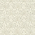 Closeup of a wallpaper showing its Art-Deco, Beige, Cream, Geometric, Neutrals pattern, color, and texture.