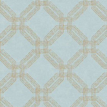 Closeup of a wallpaper showing its Art-Deco, Contemporary, Geometric, Two-tone pattern, color, and texture.