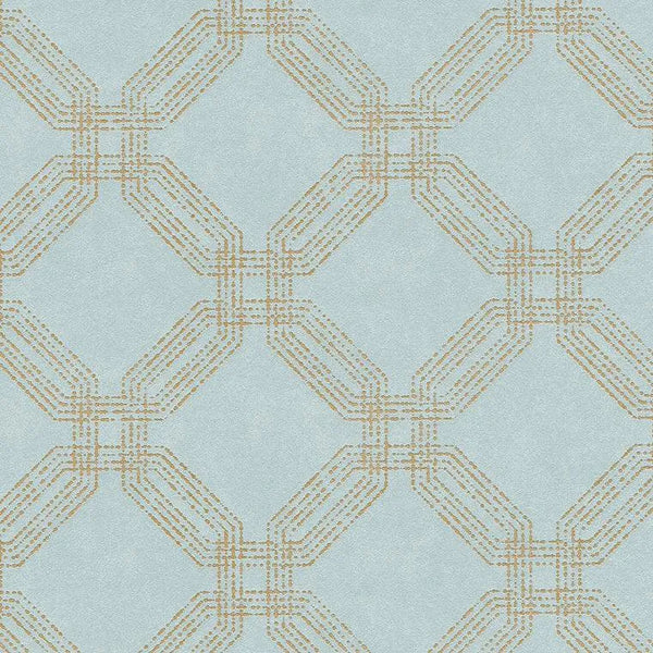 Closeup of a wallpaper showing its Art-Deco, Contemporary, Geometric, Two-tone pattern, color, and texture.