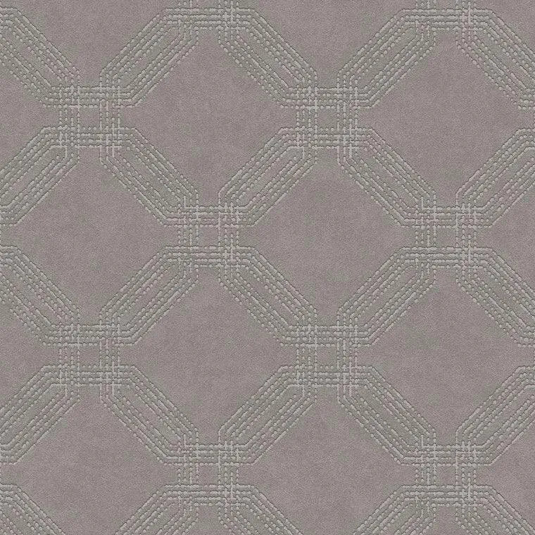 Closeup of a wallpaper showing its Art-Deco, Contemporary, Geometric, Neutrals pattern, color, and texture.