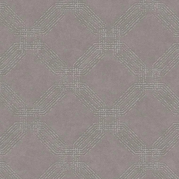 Closeup of a wallpaper showing its Art-Deco, Contemporary, Geometric, Neutrals pattern, color, and texture.