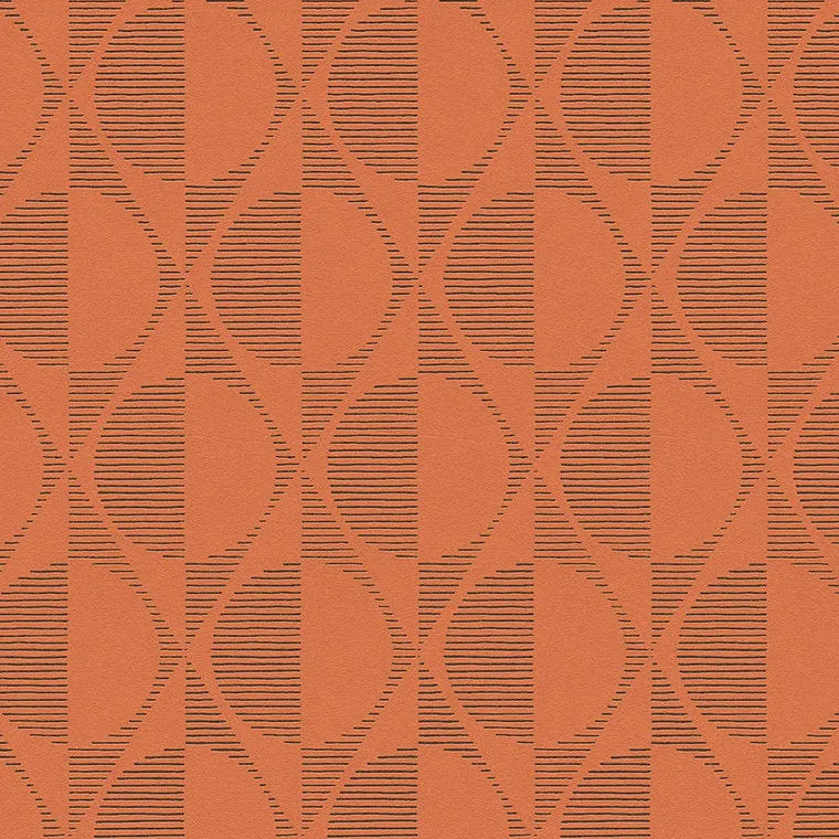 Closeup of a wallpaper showing its Art-Deco, Contemporary, Geometric pattern, color, and texture.