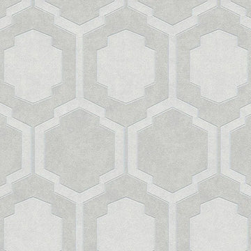 Closeup of a wallpaper showing its Art-Deco, Contemporary, Geometric, Neutrals pattern, color, and texture.