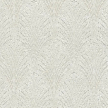 Closeup of a wallpaper showing its Art-Deco, Contemporary, Neutrals, Unicolour pattern, color, and texture.