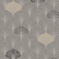 Closeup of a wallpaper showing its Art-Deco, Contemporary, Kids, Neutrals pattern, color, and texture.