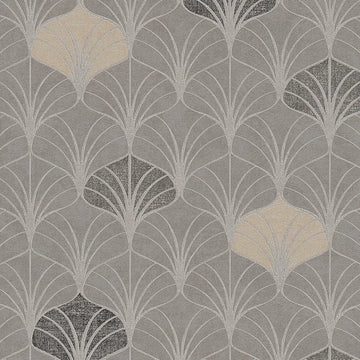 Closeup of a wallpaper showing its Art-Deco, Contemporary, Kids, Neutrals pattern, color, and texture.