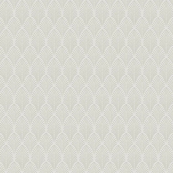 Closeup of a wallpaper showing its Art-Deco, Contemporary, Neutrals pattern, color, and texture.