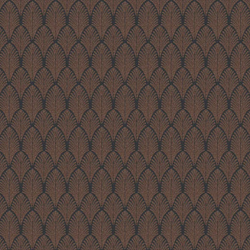 Closeup of a wallpaper showing its Art-Deco, Contemporary, Dramatic, Two-tone pattern, color, and texture.