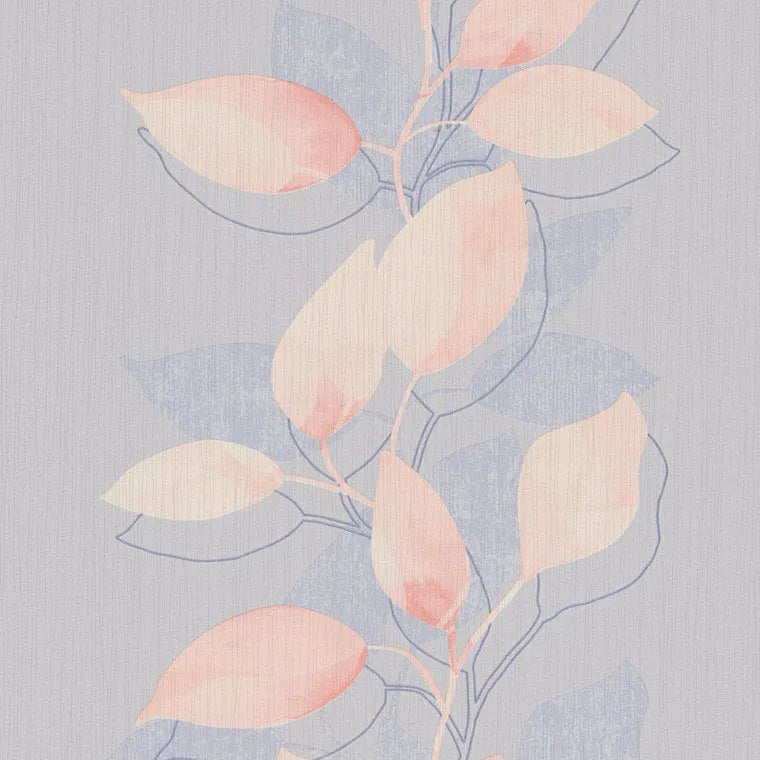 Closeup of a wallpaper showing its Nature, Pastels, Pink, Purple pattern, color, and subtle texture.