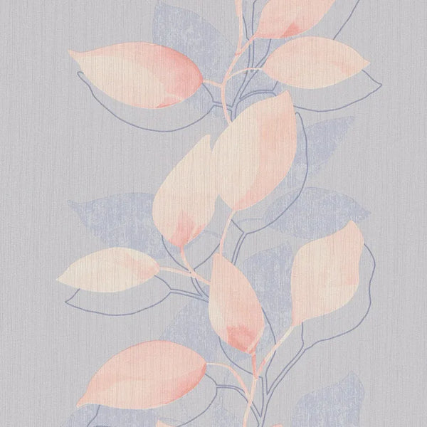 Closeup of a wallpaper showing its Nature, Pastels, Pink, Purple pattern, color, and subtle texture.