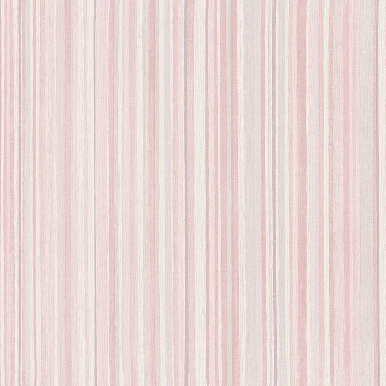 Closeup of a wallpaper showing its Contemporary, Pastels, Pink, Stripes pattern, color, and texture.