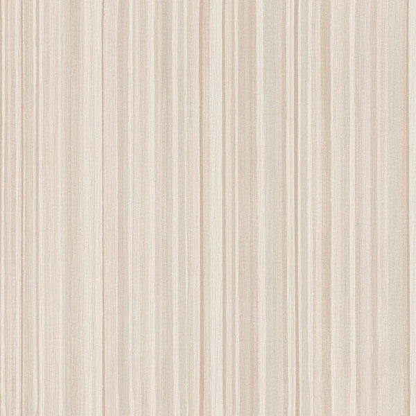 Closeup of a wallpaper showing its Brown, Contemporary, Neutrals, Stripes pattern, color, and subtle texture.