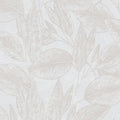 Closeup of a wallpaper showing its Contemporary, Floral, Neutrals pattern, color, and subtle texture.