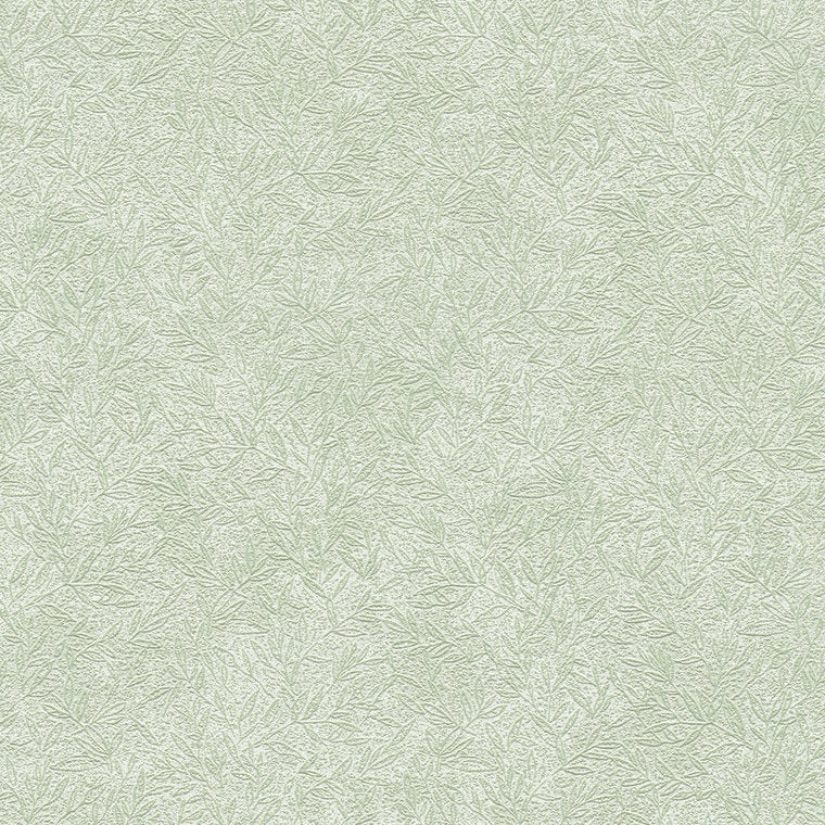 Closeup of a wallpaper showing its Contemporary, Floral, Green pattern, color, and texture.