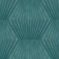 Closeup of a wallpaper showing its Art-Deco, Contemporary, Geometric pattern, color, and subtle texture.