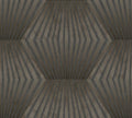 Closeup of a wallpaper showing its Art-Deco, Contemporary, Dramatic, Geometric pattern, color, and subtle texture.