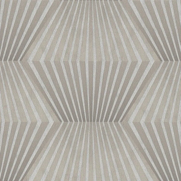 Closeup of a wallpaper showing its Art-Deco, Best-Seller, Contemporary, Geometric pattern, color, and subtle texture.