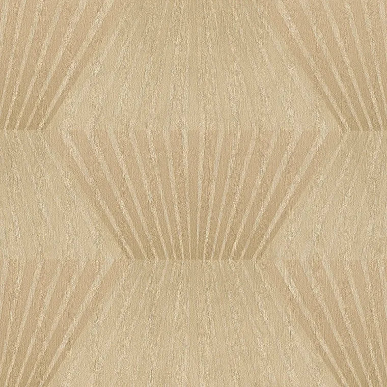 Closeup of a wallpaper showing its Art-Deco, Contemporary, Geometric pattern, color, and subtle texture.