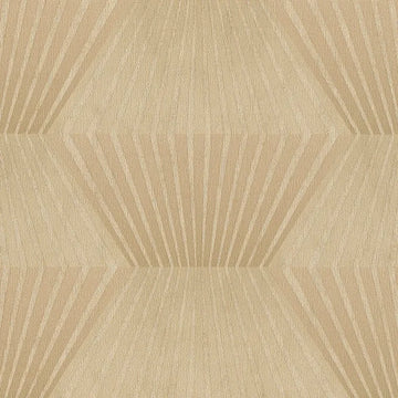 Closeup of a wallpaper showing its Art-Deco, Contemporary, Geometric pattern, color, and subtle texture.