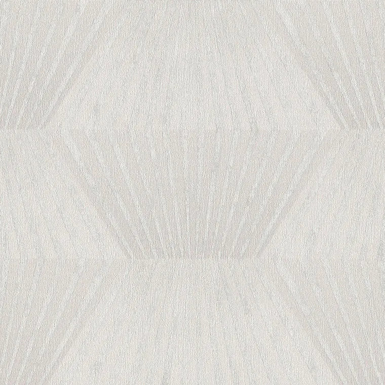 Closeup of a wallpaper showing its Art-Deco, Contemporary, Geometric, Monochrome pattern, color, and subtle texture.