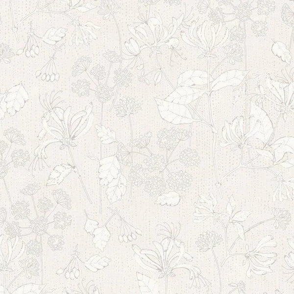 Closeup of a wallpaper showing its Kids, Neutrals pattern, color, and subtle texture.