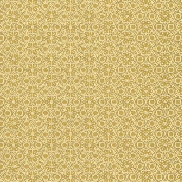 Closeup of a wallpaper showing its Floral, Kids pattern, color, and subtle texture.