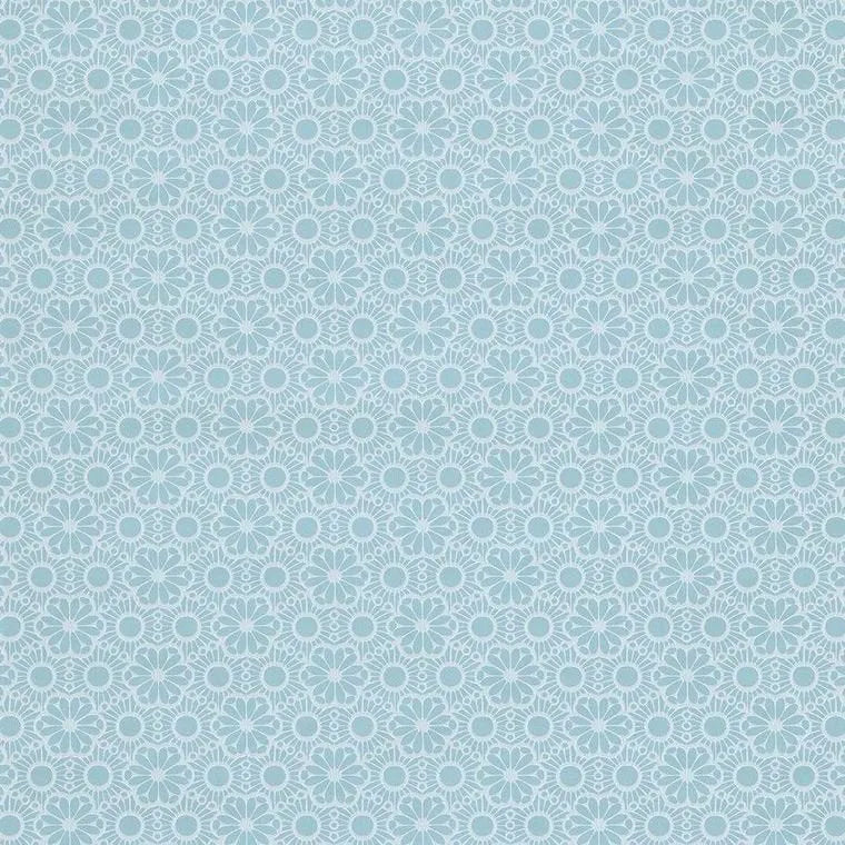 Closeup of a wallpaper showing its Floral, Kids pattern, color, and subtle texture.