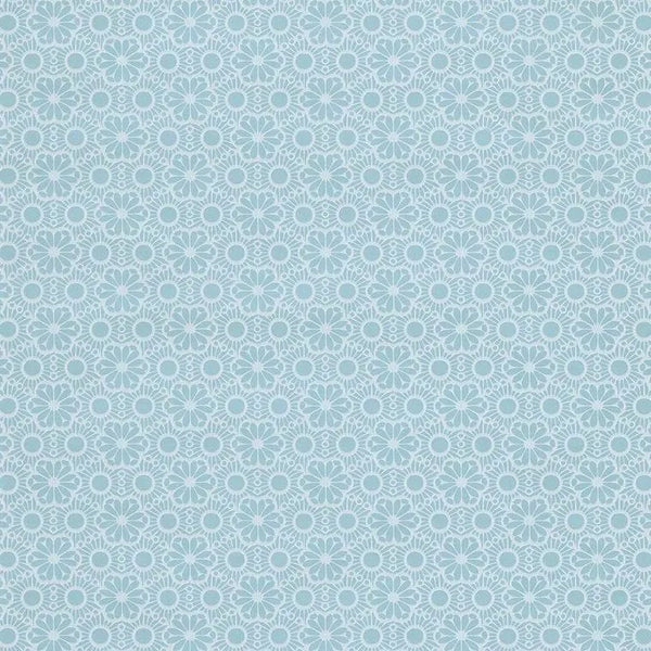 Closeup of a wallpaper showing its Floral, Kids pattern, color, and subtle texture.