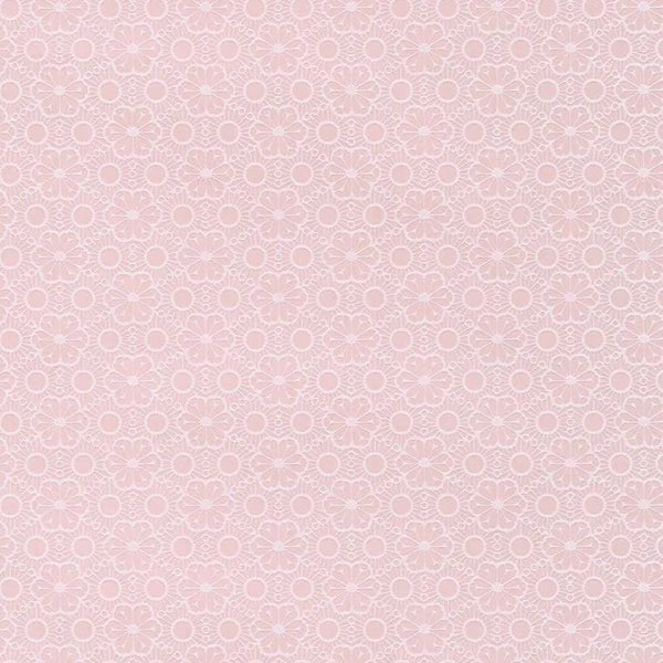 Closeup of a wallpaper showing its Floral, Kids pattern, color, and subtle texture.