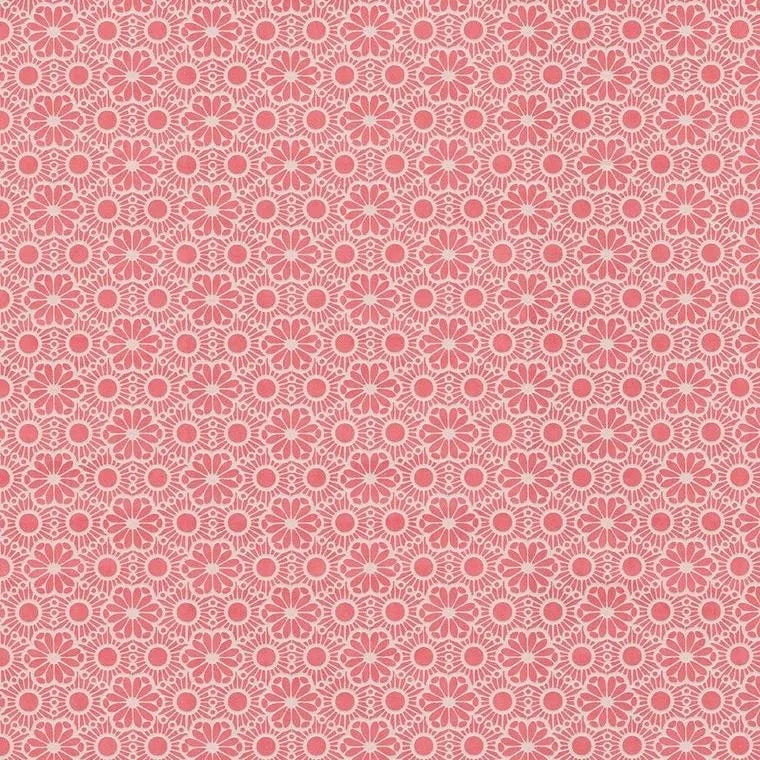 Closeup of a wallpaper showing its Floral, Kids pattern, color, and subtle texture.