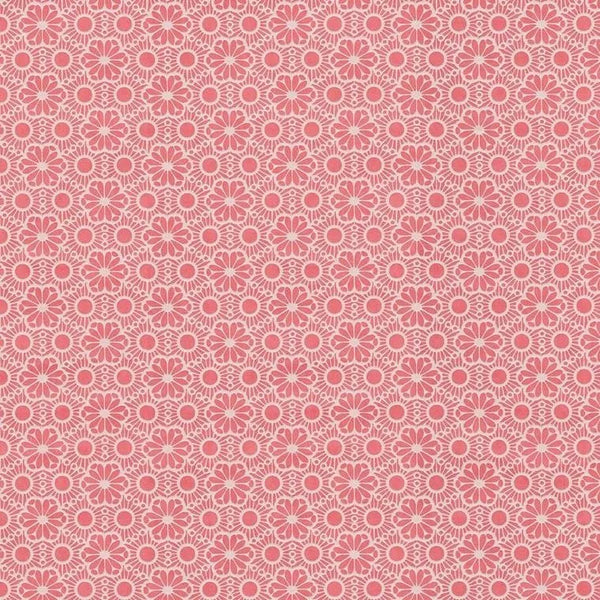Closeup of a wallpaper showing its Floral, Kids pattern, color, and subtle texture.
