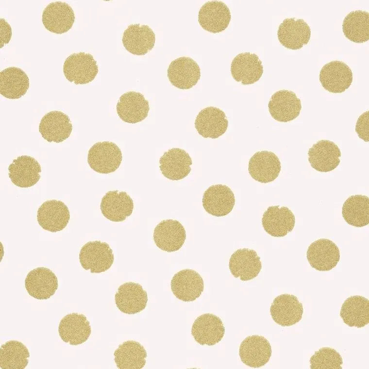 Closeup of a wallpaper showing its Dots, Kids, Two-tone pattern, color, and subtle texture.