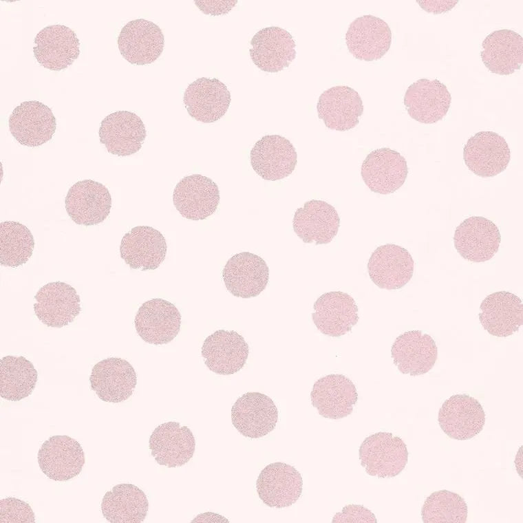 Closeup of a wallpaper showing its Dots, Kids, Two-tone pattern, color, and subtle texture.