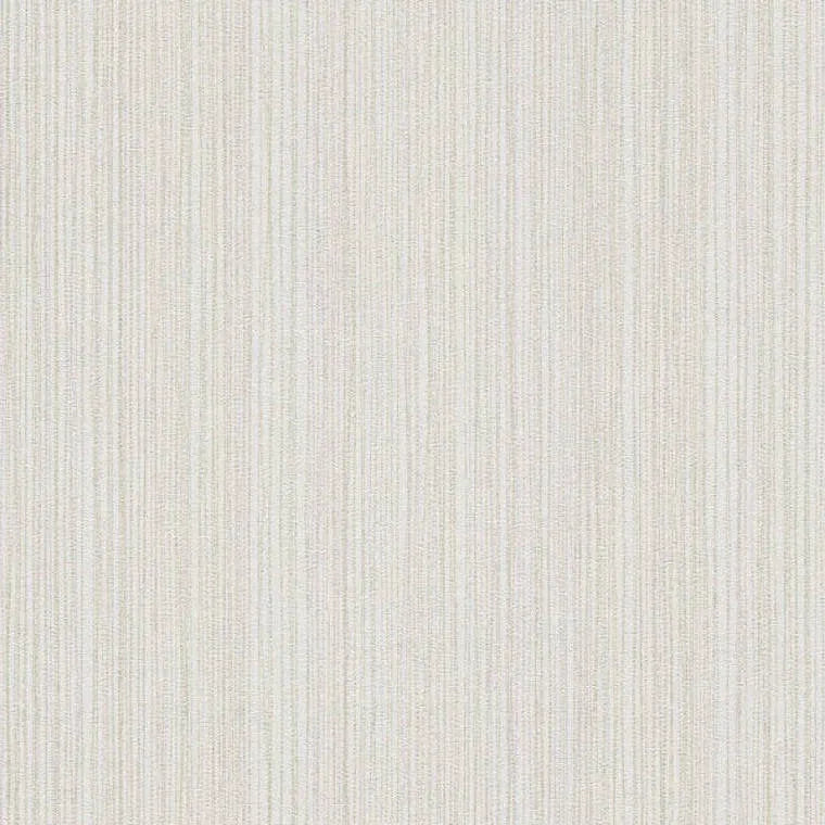 Closeup of a wallpaper showing its Contemporary, Cream, Neutrals, Plain, Stripes, White pattern, color, and subtle texture.