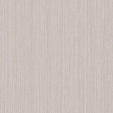 Closeup of a wallpaper showing its Contemporary, Grey, Neutrals, Plain, Stripes, Taupe pattern, color, and subtle texture.