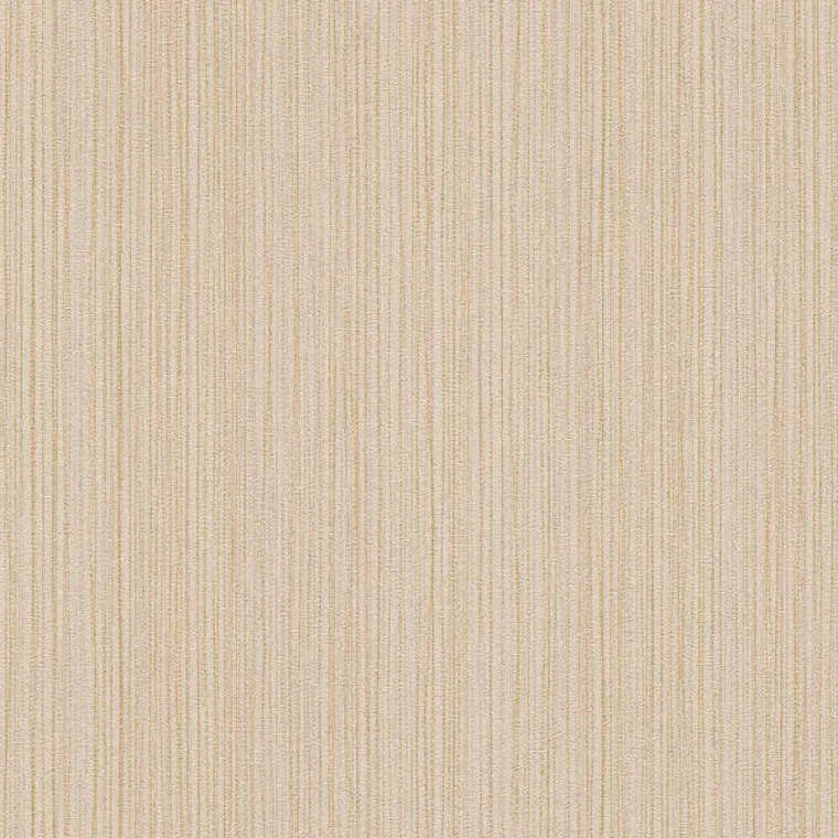 Closeup of a wallpaper showing its Contemporary, Gold, Neutrals, Plain, Stripes pattern, color, and subtle texture.